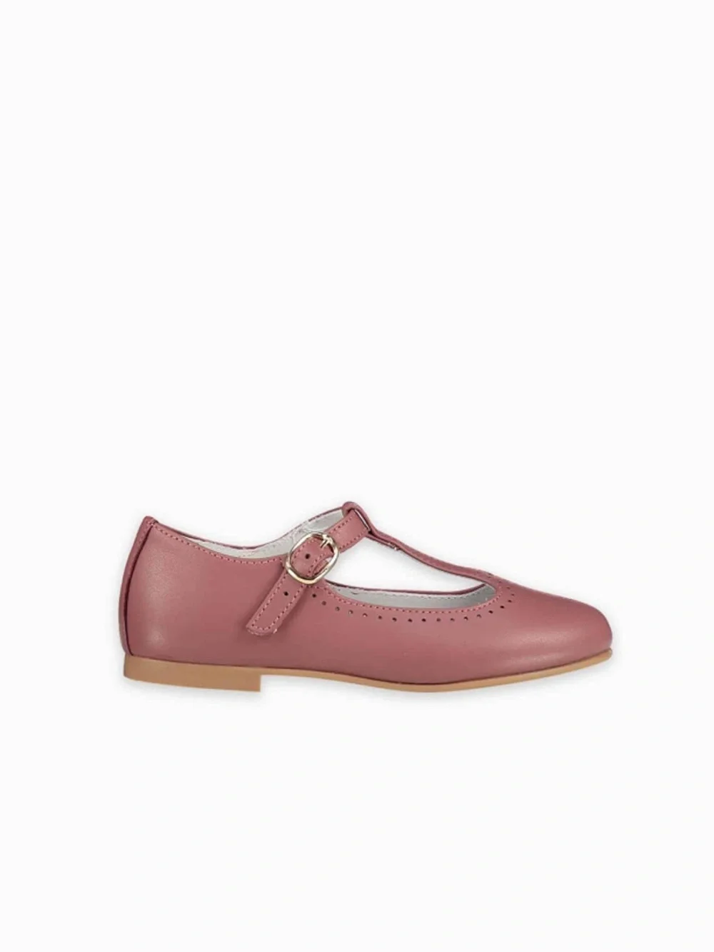 La Coqueta Dusty Pink T-Bar Mary Jane Shoes | EU 24 (US 8 Girls)